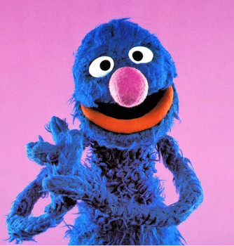 Photograph of the Muppet, Grover, from Muppet Wiki