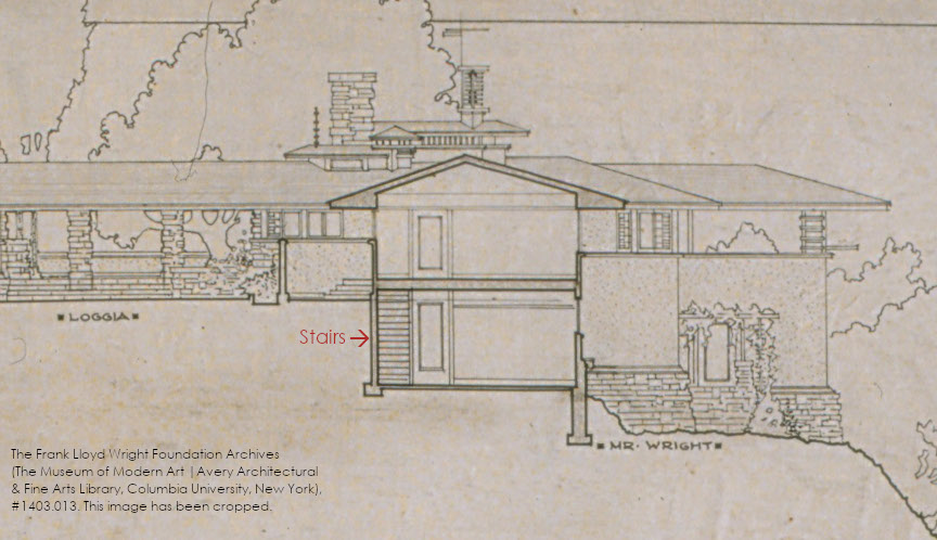 Taliesin section. The Frank Lloyd Wright Foundation Archives (The Museum of Modern Art | Avery Architectural and Fine Arts Library, Columbia University, New York), #1403.013.