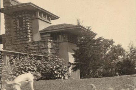 Taliesin Hill Tower in the Milton Nicholls Collection at the National Library of Australia. nla.pic-vn3603884-s835-v